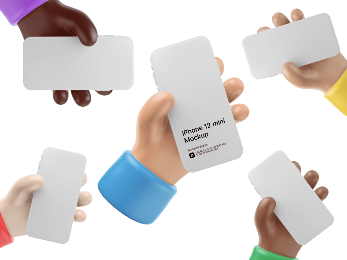 Discover 4,000+ free mockup designs on dribbble. 3d Iphone 12 Mockup Template