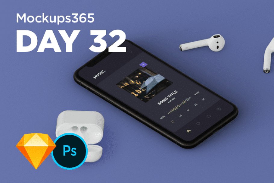 JPG The psd file (6000 x 4500 px) features several smart layers for customizing all visible sides. 15 Best Airpods Mockup Templates Graphic Design Resources