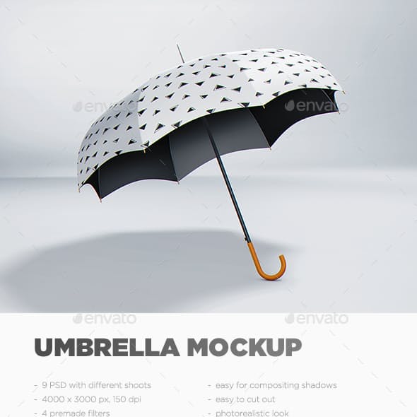 Free highly realistic psd open umbrella is set from a perspective shot that enables you to showcase your graphics on the outside. 90 Best Umbrella Mockup Templates Graphic Design Resources
