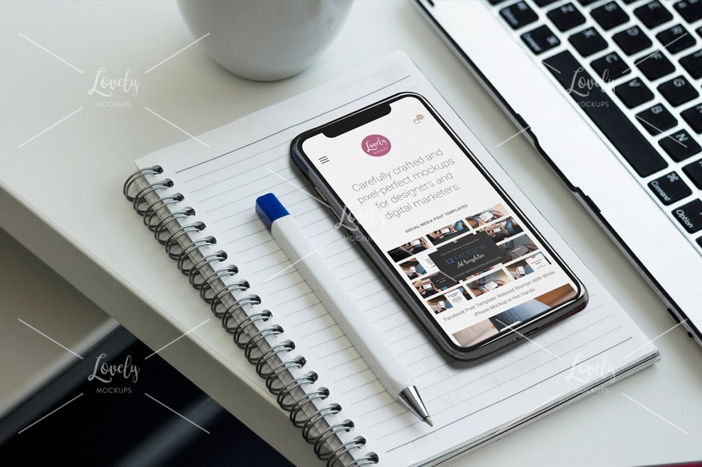 15+ Download White Desk Mockup Psd