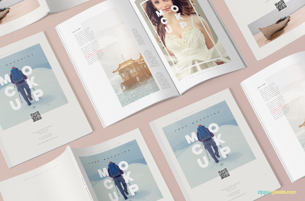 17+ Download Magazine Mockup Free Photoshop&nbsp;Psd
