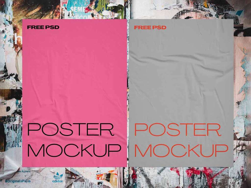41+ Download 2 Poster Mockup Free Psd