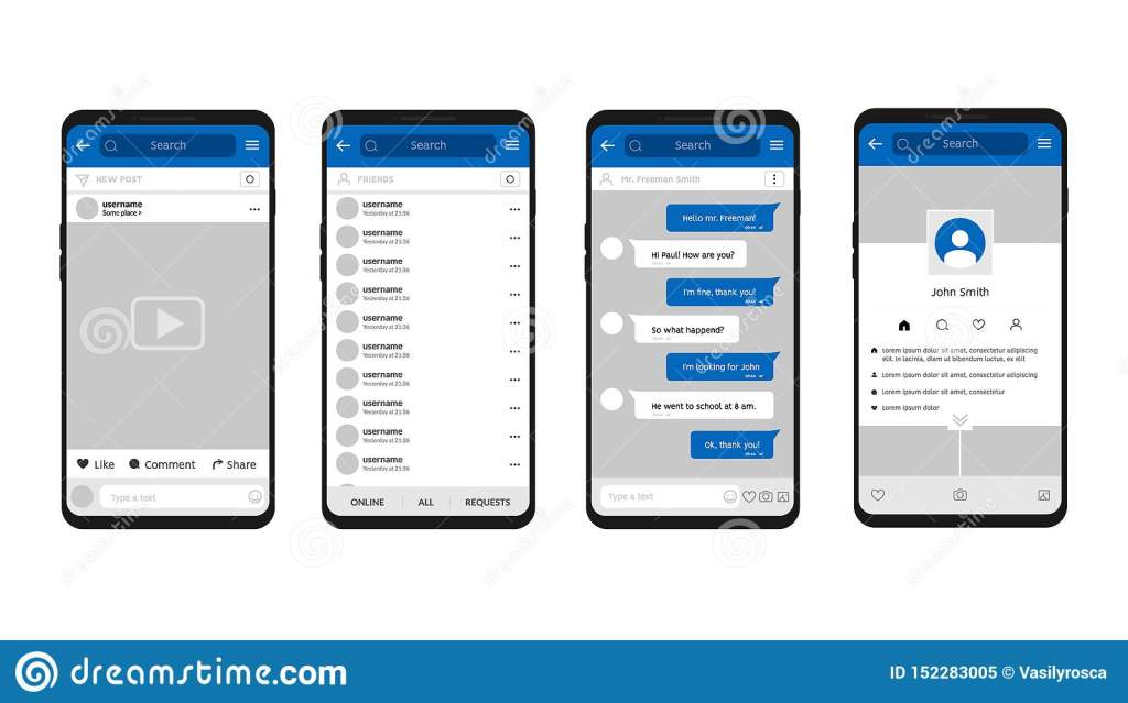 43+ Download Social Network Mockup&nbsp;Psd