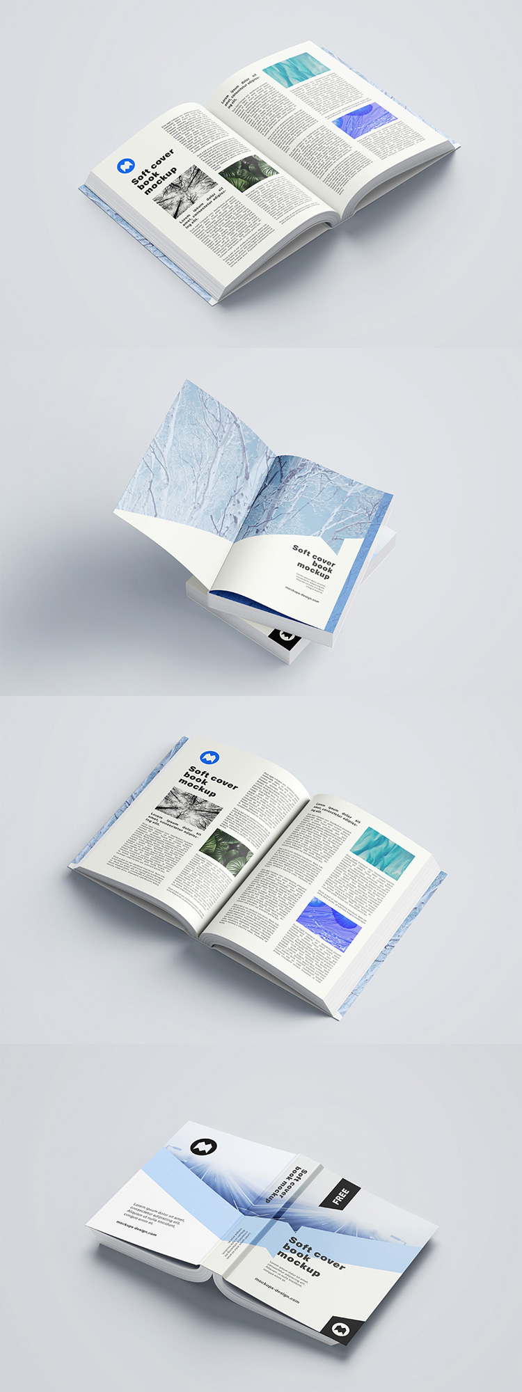 31+ Download Free Softcover Book Mockup Psd