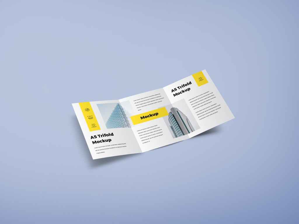 49+ Download Tri Fold Leaflet Mockup Free Psd