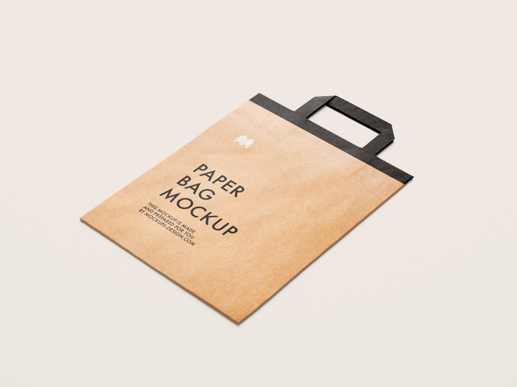 45+ Download Paper Bag Mockup Template Psd&nbsp;Free