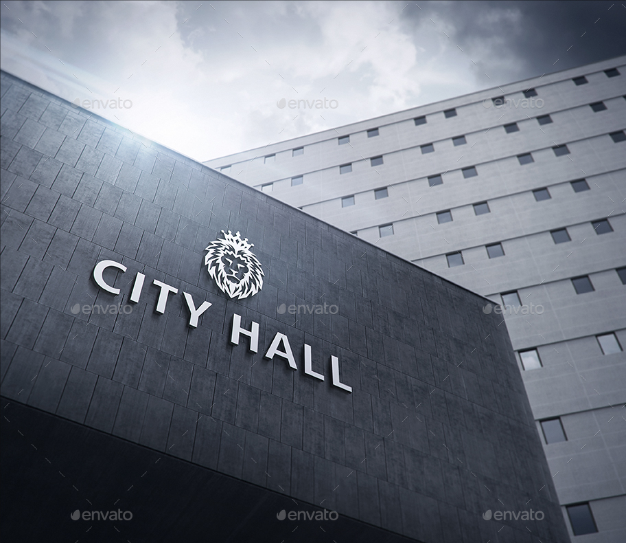 13+ Download Facade Logo Mockup Psd