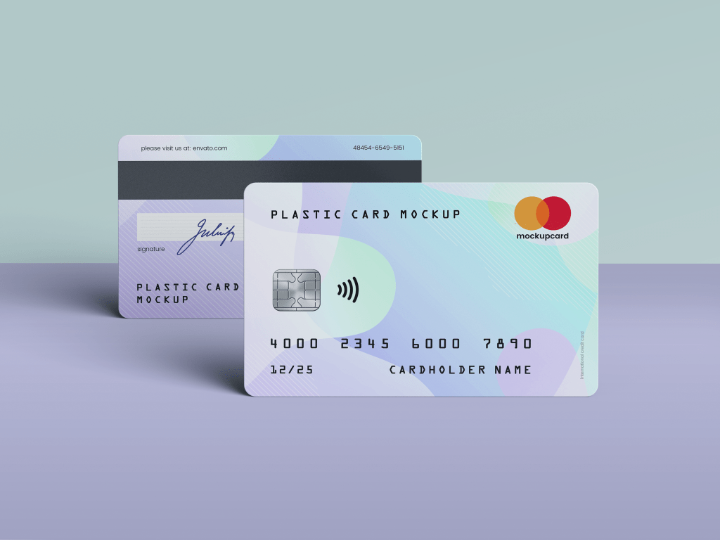 19+ Download Plastic Card Mockup Psd&nbsp;Free
