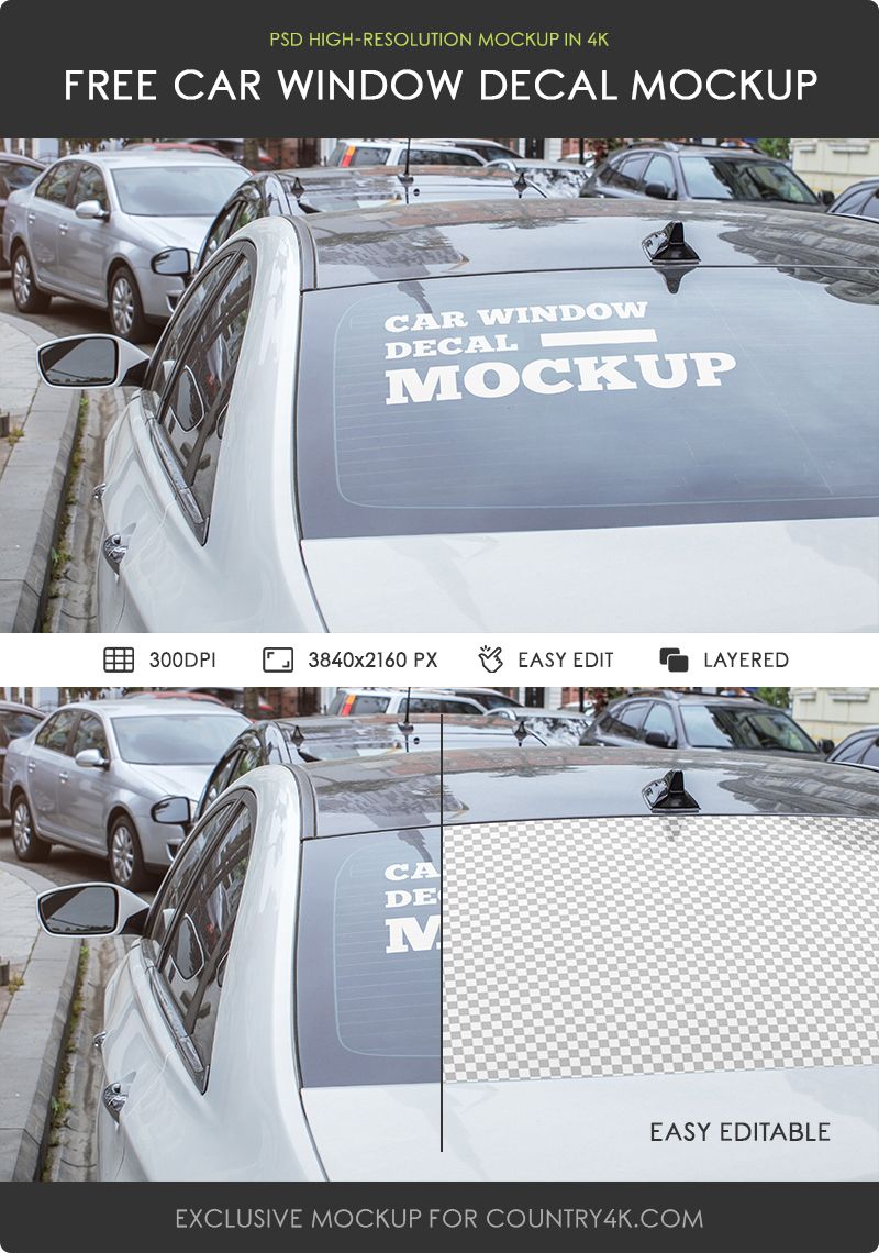41+ Download Free Car Decal Mockup&nbsp;Psd