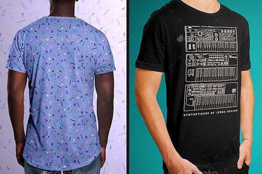 35+ Download Black Shirt Front And Back Mockup&nbsp;Psd