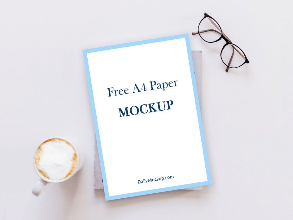 49+ Download A4 Paper Mockup Psd&nbsp;Free
